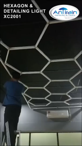 HEXAGON LED DETAILING LIGHT HONEYCOMB GARAGE WORKSHOP CAR WASH LIGHTING XC2001