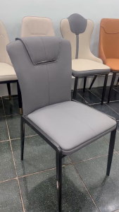 Ghế Đa Năng LUTUS Tựa Lưng Da Khung Kim Loại Mạ Titan MIZY Furniture - Hàng Nhập Khẩu Cao Cấp