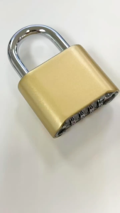 4-Digit Password Padlock Heavy-Duty Waterproof Gate Warehouse Lock Zinc Alloy Anti-theft Door Lock