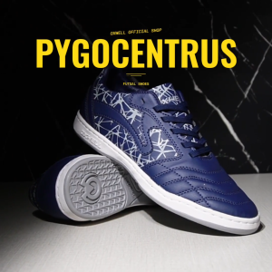 Oxwell Pygocentrus - Sepatu Futsal Pria Olahraga Dewasa Brand Lokal Berkualitas Navy Abu