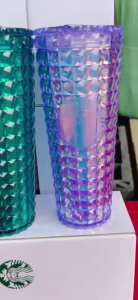 Ly Strarbuck 710ml Mẫu Mới Ly nhựa giữ nhiệt 2 lớp cao cấp Chất liệu sáng bóng cầm chắc tay Kèm ống hút