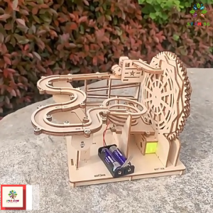 [Đồ chơi gỗ] Sản phẩm stem Mô Hình Lắp Ráp Đường Ray Bi Sắt Tuần Hoàn. Đồ chơi khoa học công nghệ trí tuệ cho trẻ stem3g