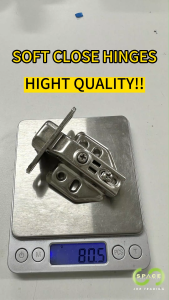 [READY STOCK] Heavy Duty / Stainless Steel Soft Close Hydraulic Hinge Kitchen Cabinet Concealed Door