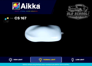 2K Paint  AIKKA CS167 Limpet Shell Old School Solid Series Car Motor Paint DIY Aerosol Spray Bottle Cat Kereta 车漆