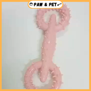 Waterproof Dog Rubber Spike Rubber Toy Pet Molar Chew Toy Bite Resistant Teeth Cleaning Elastic Toy