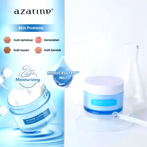 Azarine Barrier Moisturizer Series Pelembab Wajah Cream Gel Moist 30g - Virgo Shoop