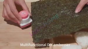 Nori Puncher Alat Pemotong Nori Puncher Bento Pemotong Cetakan Pemotong Nori Rumput Laut Cetakan Seaweed Food Molder Shaper Bekal Mold