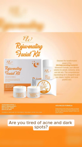 DW 4in1 Kojic Acid Soap + Toner + Sunscreen + Night Cream Rejuvenating Facial Kit Skincare Set