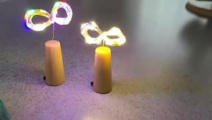 STARZ - 2 Meters 20 Led Battery Operated Cork Bottle Led Fairy String Light  Glass Bottle Lights  Party Wedding Decoration Lightings