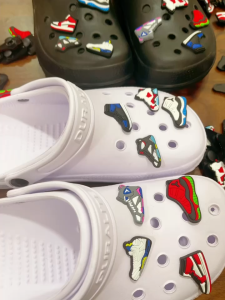 NBA Series Shoe Accessories: Buckles, Charms & Pins Set for Kids