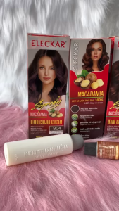 Nhuộm phủ bạc MACADAMIA ELECKAR Bền Màu Bóng Mượt Lên Màu Nhanh 120g