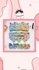 Topi Bayi Set Newborn & Sarung Tangan: Aksesoris Bayi Set Lengkap