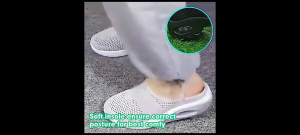 KOKOMO Women Air Cushion Cmfort Slip On Shoes Sneakers Lightweight Breathable Mesh Outdoor Casual Walking Shoes For Women Breathable mesh slippers slipper for women