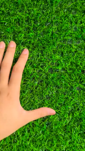 [ยกม้วนถูกกว่า] 2CM. หญ้าเทียมตกแต่ง แต่งร้าน แต่งบ้าน กึ่งร่ม วัสดุPE ขนหญ้ายาว 2 ซม.