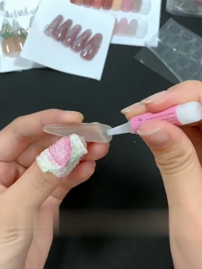 FH-K185 Lem Kuku Cair Kecil Tahan Lama Nail Glue / Lem Kuku Palsu Mini Fake Nails Glue Nail Art Glue