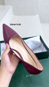 Viditi Luna Heels 5 cm // Sepatu Import Wanita // Tumit // Hak Tinggi // Polos // Pesta // Wedding // Nikahan // Wisuda // Seserahan