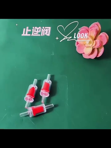 4mm One Way Check Valve Aerator Satu Arah Gelembung Udara Akuarium Penahan Arus Balik Selang