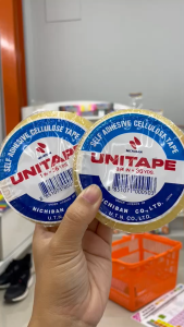 เทปใส UNI TAPE แกนใหญ่ มีให้เลือก 2 ขนาด ยูนิเทป (ราคา/ม้วน) | เคแคมปัส เครื่องเขียน