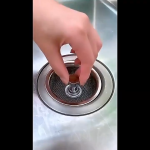 Kitchen Stainless Sink Strainer - Anti-clogging Sink Drain Strainer - Mesh Sink Filter Basket - Household Bathroom Sewer Floor Drain