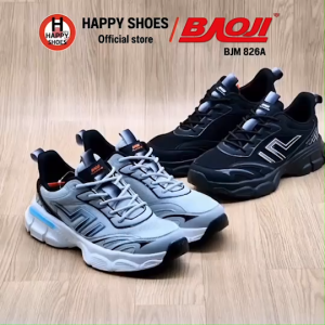 [🥇ของแท้100%🚚ส่งเร็ว🔢เบอร์พิเศษ46-47] BAOJI รองเท้าผ้าใบชาย รองเท้าทำงานผู้ชาย ออกกำลังกาย รุ่น BJM826A หล่อ นุ่มเบา สบายเท้า