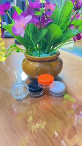 (ISI 10PCS) Set Kemasan Jar Multicolor 3gr untuk Serum/Cream/Lip Balm - Wadah Makeup Tahan Lama