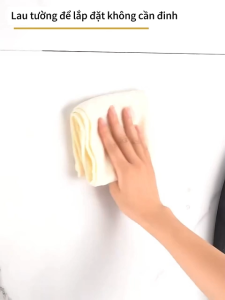 Khung hình vuông không khoan Giá treo phòng tắm bằng nhôm kim loại Lắp đặt không cần đinh Giá để đồ trong phòng tắm Giá để đồ ở ban công