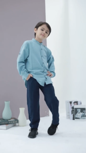 Eldar Long Sleeves Kemeja Anak Laki-Laki Tangan Panjang Terlaris - JENAKA KIDS