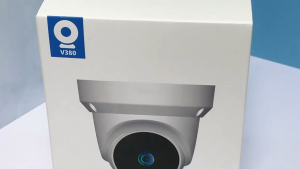 V380 PRO Q1 Indoor Dome PTZ Camera 360° Horizontal Static Rotation Anti-theft Detection 2MP Two-way Audio Motion Detection Night Vision PTZ Control CCTV Camera