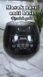 BOLDe Less Sugar Super Cook/Bolde Rice Cooker Rendah Gula - 1 Liter