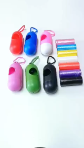 3 PCS Portable Pet Poop Dispenser Pet Plastic Waste Bag Holder Garbage Bag Mini Storage Box For Cat Puppy Disposal Bag