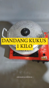 DANDANG KUKUS 1 KG ALUMUNIUM TEMPA 22 CM ANTI KARAT