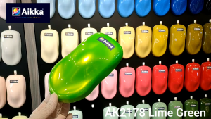 2K Paint AIKKA AK2178 Lime Green SP PEARL SERIES Colour Car Motor Paint DIY Aerosol Spray Cat Bancuh Kereta 车漆