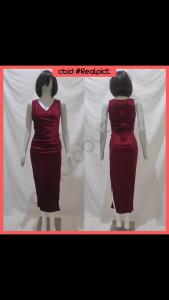 922 Dress Formal Wanita Velvet Gaun Panjang Long Pesta Party Night Selpi Dress Kondangan Baju LC