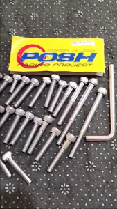 PROMO Baut Blok Mesin & CVT Satria FU Full Set Free Kunci