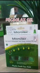 MICROLAX GEL ISI 3 TUBE/MELANCARKAN BUANG AIR BESAR/OBAT PENCAHAR ANAK DAN DEWASA/OBAT SEMBELIT