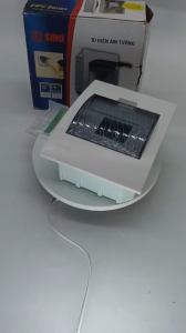 Tủ điện nhựa âm tường SINO Series E4FC chứa từ 2 - 12 át