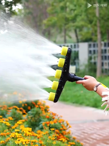 5 Holes Agriculture Atomizer Nozzles Fan Shape Garden Nozzle Garden Hose Sprayer Nozzle Lawn Watering Sprinklers