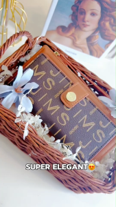 [ CUCI GUDANG ]  Jims Honey Rima Dompet Panjang Kartu Wanita Klasik Elegan Gratis Box