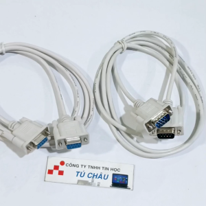 Cáp Com 9 (Link Com DB9) dài 1.45M: Cáp 2 đầu Com 9 Lổ Cái (DB9F) / Cáp 2 đầu Com 9 Kim đực (DB9M)