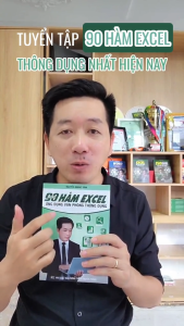 Sách 90 Hàm Excel ĐÀO TẠO TIN HỌC Ứng Dụng Văn Phòng Thông Dụng - Nguyễn Quang Vinh +  Tặng Bảng Hàm  + Nhãn Dán