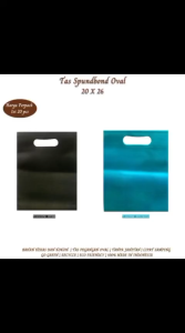 Goodie Bag Tas Spunbond 20x26 Tas Oval (Tlso20-Isi 12 Pcs)