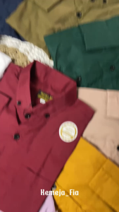 Kemeja Anak Laki-Laki Polos Lengan Panjang Hits Casual Distro Hem Anak Cowok Terbaru