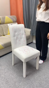 Universal Thick Skirt Chair Cover Dining Stretchable Universal Knitted Thick Elastic Antifouling Seat Cushion Protector