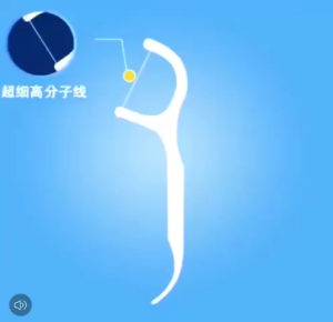 GO667 Dental Floss Benang Busur Tusuk Gigi Alat Pembersih Sela Gigi