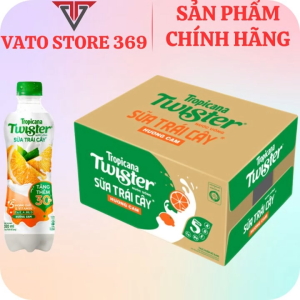Nước uống sữa trái cây hương cam TROPICANA TWISTER chai 320ml