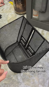 Rổ Thái đen kiểu Dio 50cc và giá chưa ốc cho mọi xe máy