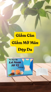 Trà Lá Nam 10 Vị 40 túi lọc giảm cân giảm mỡ máu đẹp da Tra Dong Y Viet