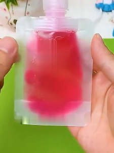 Satu Keluarga Travel Pouch Botol Refill Transparan Fliptop C1025 Botol Sabun Shampoo Cair Isi Ulang