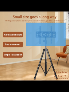 TV hanger mobile bracket floor 32-55 inch universal tripod  LCD TV video conference no punch落地移动电视挂架