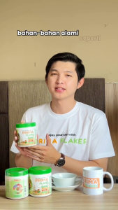 PAKET SEMBUH 5 PRIMAFLAKES BUBUR  GANDUM TALBINAH BANTU ATASI SAKIT MAAG ASAM LAMBUNG GERD MELANCARKAN PENCERNAAN GERD